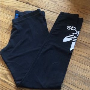 Black adidas pants